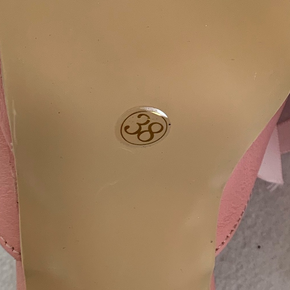 Pink Floral Lace High Heel Sandals – Romantic & Feminine - Picture 12 of 12